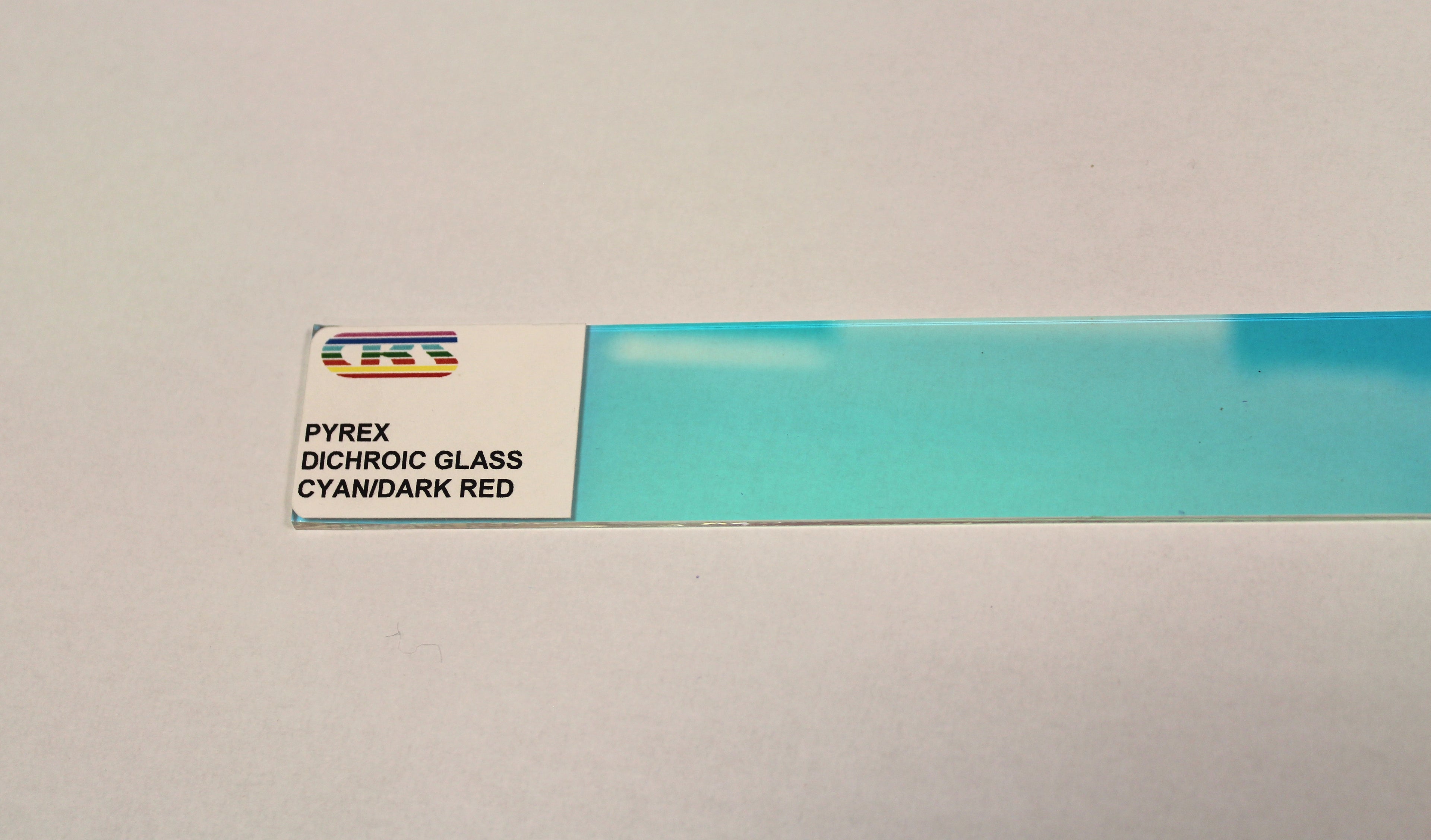 Dichroic Platte Cyan-Extra dunkel