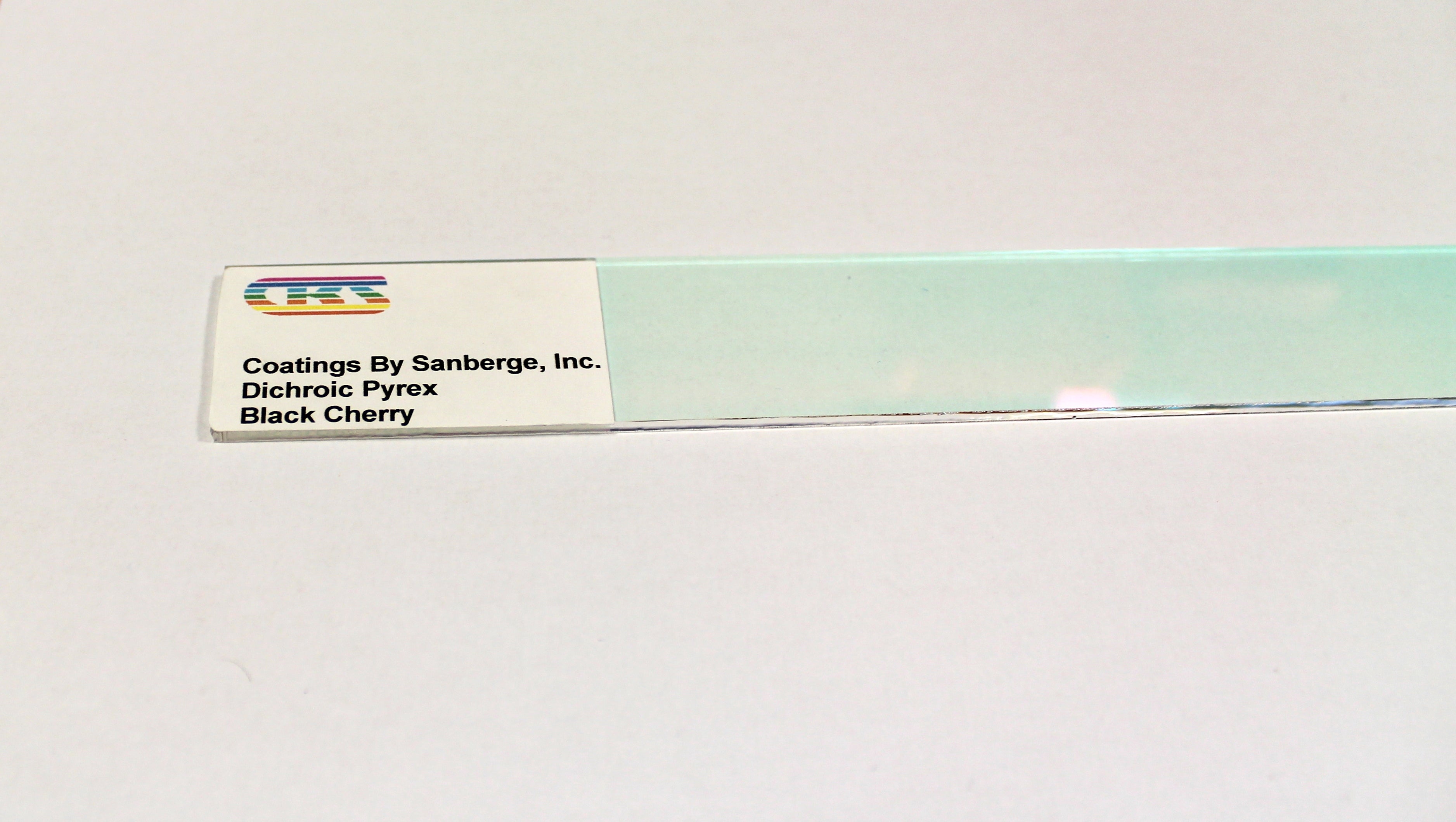Dichroic Platte Dunkel-Kirschrot